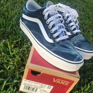Old Skool Vans-Acid Denim Wash